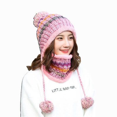 New Fashion Women Girls Thicken Crochet Winter Warm Hats Scarf set Outdoor Ski Wool Beanie Caps
New Fashion Women Girls Thicken Crochet Winter Warm Hats Scarf set Outdoor Ski Wool Beanie Caps