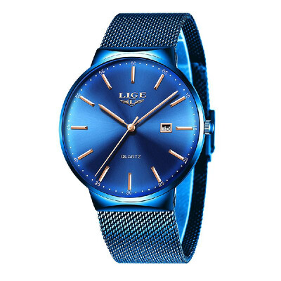 LIGE 9903 Fashion Top Luxury Brand Men Full Stainless Steel Mesh Strap Business Watches Quartz Clock Men Wristwatch Relogio Mascul
LIGE 9903 Fashion Top Luxury Brand Men Full Stainless Steel Mesh Strap Business Watches Quartz Clock Men Wristwatch Relogio Mascul