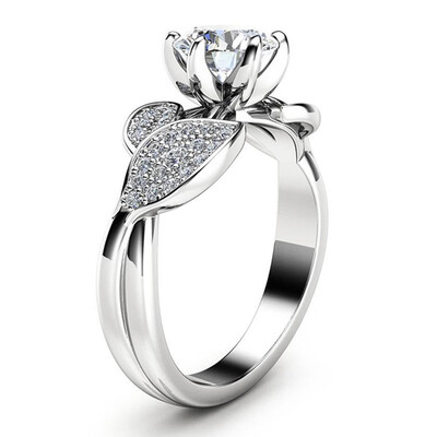 Fashion Floral CZ Stone Queen Ring Silver COLOR Leaf Ring Gift Engagement Wedding Party Rings for Women
Fashion Floral CZ Stone Queen Ring Silver COLOR Leaf Ring Gift Engagement Wedding Party Rings for Women
