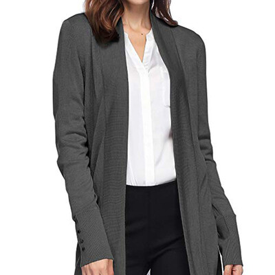 Toponeto Ladies Knitted Cardigan With Long Sleeves In Plain Color Button Outwear Coat
Toponeto Ladies Knitted Cardigan With Long Sleeves In Plain Color Button Outwear Coat