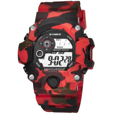 SYNOKE Mens Digital Watch Stylish Camouflage Print Military Watch 30m Water Resistance
SYNOKE Mens Digital Watch Stylish Camouflage Print Military Watch 30m Water Resistance