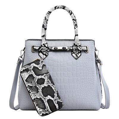 Tailored Fashion Women Wild Crocodile Pattern Crossbody Handbag Shoulder Bag 2Pcs
Tailored Fashion Women Wild Crocodile Pattern Crossbody Handbag Shoulder Bag 2Pcs