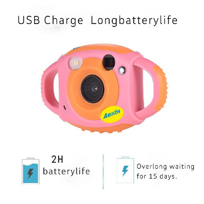 Amkov Cute Digital Video Camera Max 5 Mega Pixels Built-in Lithium Battery Christmas New Year Present for Kids Children Boys Girl
Amkov Cute Digital Video Camera Max 5 Mega Pixels Built-in Lithium Battery Christmas New Year Present for Kids Children Boys Girl