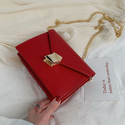 Summer new texture bag female 2019 new Korean version of the wild single shoulder slung fashion chain simple envelope bag
Summer new texture bag female 2019 new Korean version of the wild single shoulder slung fashion chain simple envelope bag