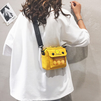 Ins bag female 2019 new wave Korean version of the wild cartoon cute shoulder Messenger bag Harajuku student canvas bag
Ins bag female 2019 new wave Korean version of the wild cartoon cute shoulder Messenger bag Harajuku student canvas bag