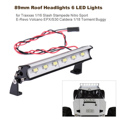 89mm Roof Headlights RC Off-Road Dome 6 LED Lights for Traxxas 116 Slash Stampede Nitro Nitro Sport E-Revo Redcat Volcano EPXS30
89mm Roof Headlights RC Off-Road Dome 6 LED Lights for Traxxas 116 Slash Stampede Nitro Nitro Sport E-Revo Redcat Volcano EPXS30