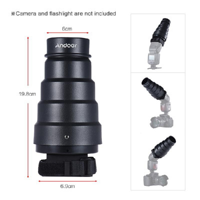Andoer Conical Snoot Light Modifier w 50 Degree Honeycomb Color Filter for Neewer Canon Nikon Yongnuo Godox Meike Vivitar Photog
Andoer Conical Snoot Light Modifier w 50 Degree Honeycomb Color Filter for Neewer Canon Nikon Yongnuo Godox Meike Vivitar Photog