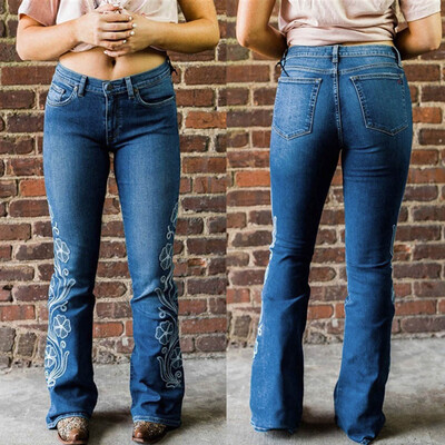〖Follure〗Women High Waist Embroidery Jeans Button Pocket Pants Trousers Bell-bottom Pants
〖Follure〗Women High Waist Embroidery Jeans Button Pocket Pants Trousers Bell-bottom Pants
