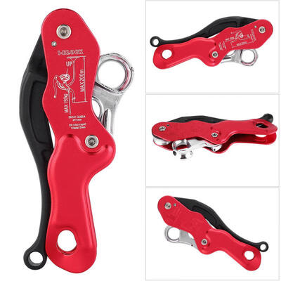 Greensen Climbing Carabiner Self-braking Stop Rope Clamp Grab Rescue Rappel Ring Climb Accessories
Greensen Climbing Carabiner Self-braking Stop Rope Clamp Grab Rescue Rappel Ring Climb Accessories
