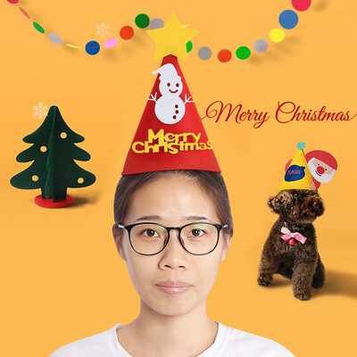 Cute Unisex Non-woven Christmas Hat Adult Children Cap Festival Party Decoration Christmas Decoration Hat Christmas Cap
Cute Unisex Non-woven Christmas Hat Adult Children Cap Festival Party Decoration Christmas Decoration Hat Christmas Cap