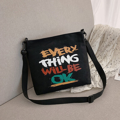 Tailored Fashion Ladies Trend Canvas Letter Printed Wear Shoulder Bag Messenger Bag
Tailored Fashion Ladies Trend Canvas Letter Printed Wear Shoulder Bag Messenger Bag