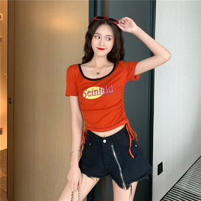 Spring&summer round neck thin letters fold t-shirt shirt harajuku tshirt pokemon ropa mujer t-shirt friends t shirt women
Spring&summer round neck thin letters fold t-shirt shirt harajuku tshirt pokemon ropa mujer t-shirt friends t shirt women