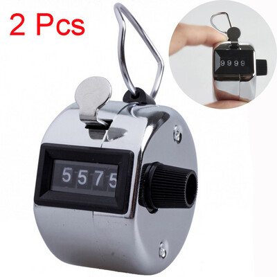 〖Follure〗2Pcs Tally 4 Digit Palm Counters Counter Hand Clicker Manual Handy Mechanical Chrom
〖Follure〗2Pcs Tally 4 Digit Palm Counters Counter Hand Clicker Manual Handy Mechanical Chrom