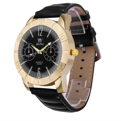 Gobestart Luxury Men Business Watch Large Dial Watch Fashion Quartz Leather Belt Watch
Gobestart Luxury Men Business Watch Large Dial Watch Fashion Quartz Leather Belt Watch