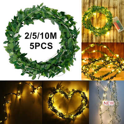 35PCS 2m5m10m Battery Operate Fairy Lights Copper Artificial Garland Hanging Rattan Led String Lights Home Decor
35PCS 2m5m10m Battery Operate Fairy Lights Copper Artificial Garland Hanging Rattan Led String Lights Home Decor