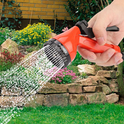 Greensen Five Functions Garden Hose Sprayer Irrigation Sprinkler Spray Head with Hose Connector
Greensen Five Functions Garden Hose Sprayer Irrigation Sprinkler Spray Head with Hose Connector