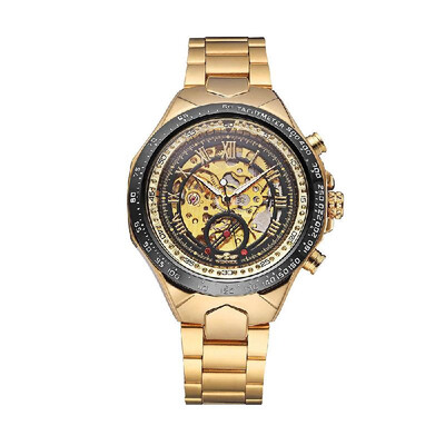 WINNER High-quality Skeleton Semi Automatic Men Mechanical Watch Big Dial Hand-Winding Business Men Wristwatch
WINNER High-quality Skeleton Semi Automatic Men Mechanical Watch Big Dial Hand-Winding Business Men Wristwatch