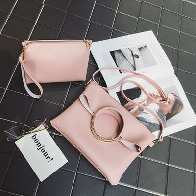2019 New Style Ring Composite Bags 2 Pieces Set Women PU Leather Handbag One Shoulder Folding Bag Casual
2019 New Style Ring Composite Bags 2 Pieces Set Women PU Leather Handbag One Shoulder Folding Bag Casual