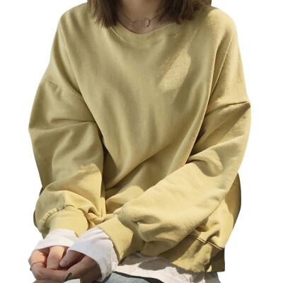 Women Casual Fake Two-piece Stitching Loose Sweashirt Round Collar Pullover Long Sleeve Solid Color Sweatshirt Tops
Women Casual Fake Two-piece Stitching Loose Sweashirt Round Collar Pullover Long Sleeve Solid Color Sweatshirt Tops