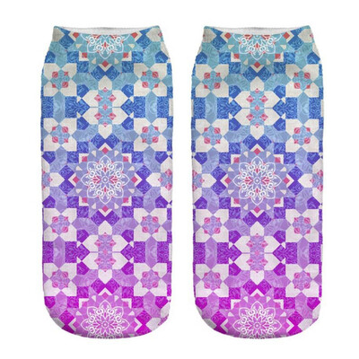 New Arrival Short Mandala Socks Women 3D Print High Quality Polyester Beauty Flower Low Cut Ankle Socks
New Arrival Short Mandala Socks Women 3D Print High Quality Polyester Beauty Flower Low Cut Ankle Socks