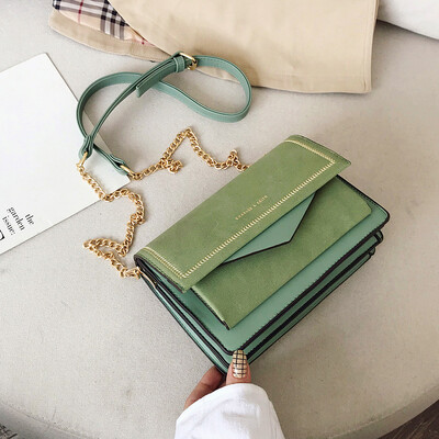 Bag female bag new Korean version of the wild shoulder Messenger bag fashion simple chain small square bag
Bag female bag new Korean version of the wild shoulder Messenger bag fashion simple chain small square bag