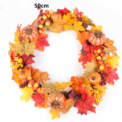 Gobestart 50cm Berry Maple Leaf Fall Door Wreath Door Wall Ornament Thanksgiving Day
Gobestart 50cm Berry Maple Leaf Fall Door Wreath Door Wall Ornament Thanksgiving Day