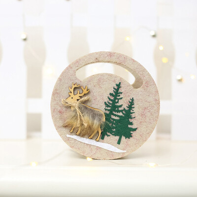 Tailored Christmas Felt Candy Bag Portable Christmas Elk Pattern Gift Home Decor Pouch
Tailored Christmas Felt Candy Bag Portable Christmas Elk Pattern Gift Home Decor Pouch