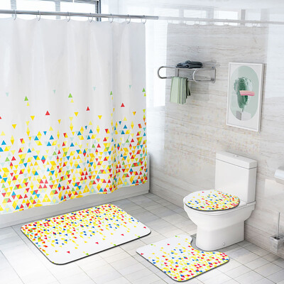 〖Follure〗4PCS Non Slip Toilet Polyester Cover Mat Set Bathroom Shower Curtain
〖Follure〗4PCS Non Slip Toilet Polyester Cover Mat Set Bathroom Shower Curtain