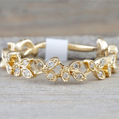Natural Diamond Wedding White Rose Yellow GoldRose Gold Sive Engagement Ring Vintage Leaf Bridal Set Women Anniversary Gift
Natural Diamond Wedding White Rose Yellow GoldRose Gold Sive Engagement Ring Vintage Leaf Bridal Set Women Anniversary Gift