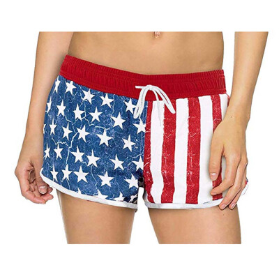Tailored Women Summer Independence Day Splicing Mid Waist Striped Short Beach Pants
Tailored Women Summer Independence Day Splicing Mid Waist Striped Short Beach Pants