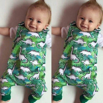 Dinosaur Romper Newborn Baby Boys Girls Cartoon Bodysuit Jumpsuit Playsuit 1PC Outfit 3-18M
Dinosaur Romper Newborn Baby Boys Girls Cartoon Bodysuit Jumpsuit Playsuit 1PC Outfit 3-18M