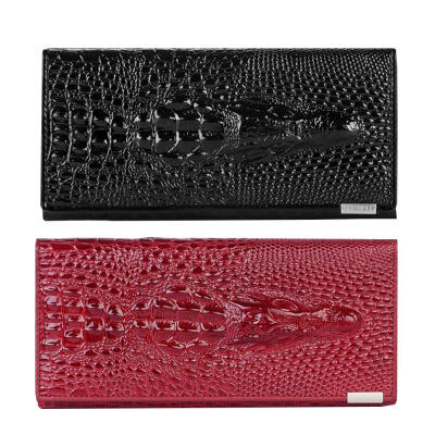 Crocodile Pattern Genuine Leather Women Wallet Coin Purse Money Clutch Long Card Wallets Holders
Crocodile Pattern Genuine Leather Women Wallet Coin Purse Money Clutch Long Card Wallets Holders
