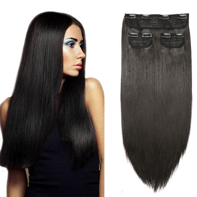 20" Inch Clip in Hair Extensions 3pcs 8 Clips Straight Silky Synthetic Full Head Hair Pieces Length50cmWeight190g
20" Inch Clip in Hair Extensions 3pcs 8 Clips Straight Silky Synthetic Full Head Hair Pieces Length50cmWeight190g