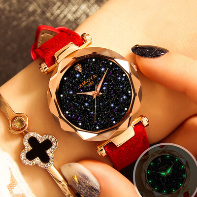 Watch waterproof fashion Korean version of simple casual atmosphere retro luminous star quartz female watch
Watch waterproof fashion Korean version of simple casual atmosphere retro luminous star quartz female watch
