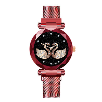 Unique Women Watches Swan Rhinestone Dial Ladies Quartz Wristwatch Mesh Belt Strap Clock Fashion Gift Dress Relogio Feminino
Unique Women Watches Swan Rhinestone Dial Ladies Quartz Wristwatch Mesh Belt Strap Clock Fashion Gift Dress Relogio Feminino
