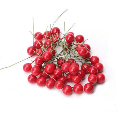 New Hot 100Pcs Artificial Red Berries Stamens Christmas Pendant Decor for DIY Garland Holiday Ornaments
New Hot 100Pcs Artificial Red Berries Stamens Christmas Pendant Decor for DIY Garland Holiday Ornaments