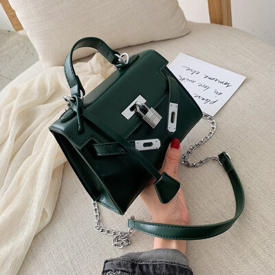 Qiao Bani 2019 new European&American style fashion simple solid color chain Kelly bag hand shoulder diagonal cross tide handbag
Qiao Bani 2019 new European&American style fashion simple solid color chain Kelly bag hand shoulder diagonal cross tide handbag