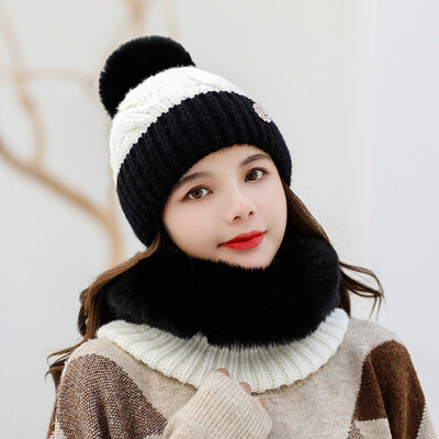Ms 2019 knitted pullover cap warm smile matching color scarf students Baotou cap scarf two-piece tide
Ms 2019 knitted pullover cap warm smile matching color scarf students Baotou cap scarf two-piece tide