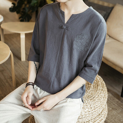Toponeto Mens Vintage Baggy Cotton Linen Solid Half Sleeve Retro T Shirts Tops Blouse
Toponeto Mens Vintage Baggy Cotton Linen Solid Half Sleeve Retro T Shirts Tops Blouse