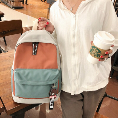 Korean version of high school inswind backpack college students campus with a collision of colors&large capacity shoulder bags
Korean version of high school inswind backpack college students campus with a collision of colors&large capacity shoulder bags