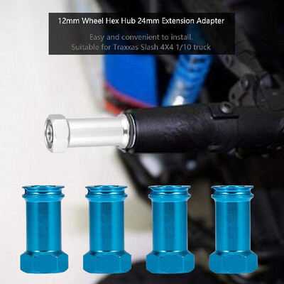 4pcs 24mm Hex Hub Extension Adapter Aluminum Alloy Metal for 116 Traxxas Slash Short Course Truck RC Car
4pcs 24mm Hex Hub Extension Adapter Aluminum Alloy Metal for 116 Traxxas Slash Short Course Truck RC Car