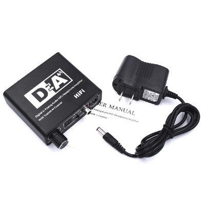 HiFi Digital Analog Audio Converter Fiber Coaxial to RCA Left&Right Channel Coaxial Bi-directional Switch with RCA 35mm Jack
HiFi Digital Analog Audio Converter Fiber Coaxial to RCA Left&Right Channel Coaxial Bi-directional Switch with RCA 35mm Jack