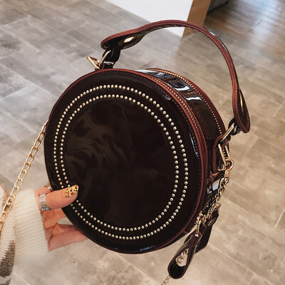 Bag woman 2019 new Korean version 100 lap small round bag ins overfire fashion rivet single shoulder oblique satchel bag
Bag woman 2019 new Korean version 100 lap small round bag ins overfire fashion rivet single shoulder oblique satchel bag