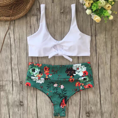 Saidsome Women Knotted Padded Thong Bikini High Waisted Scoop Swimsuit Beach Swimwear
Saidsome Women Knotted Padded Thong Bikini High Waisted Scoop Swimsuit Beach Swimwear