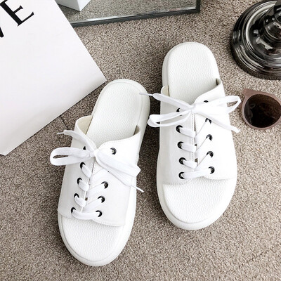 European Station Summer Bread Thick-soled Slippers Outside the Tide Wear Flat-soled Half-slippers Sandals&Slippers
European Station Summer Bread Thick-soled Slippers Outside the Tide Wear Flat-soled Half-slippers Sandals&Slippers