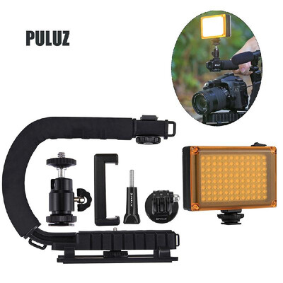 PULUZ U-Shaped Camera Holder Portable Handheld DV Bracket Stabilizer Kit for All SLR Cameras&Home DV Camera
PULUZ U-Shaped Camera Holder Portable Handheld DV Bracket Stabilizer Kit for All SLR Cameras&Home DV Camera
