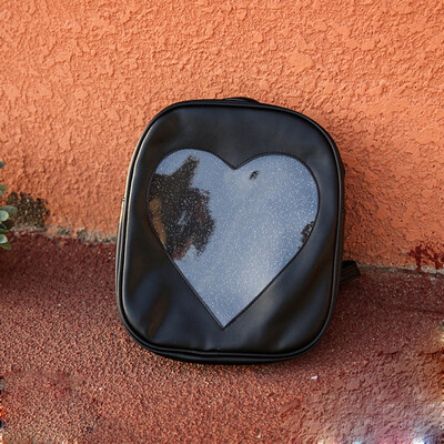 Tailored Summer Candy Transparent Love Heart Shape Backpacks School Backpack Girls Bag BK
Tailored Summer Candy Transparent Love Heart Shape Backpacks School Backpack Girls Bag BK