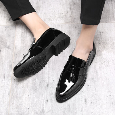 Spring new England fashion shoes mens Korean version of the trend of paint leather shiny dress business casual shoes mens shoes
Spring new England fashion shoes mens Korean version of the trend of paint leather shiny dress business casual shoes mens shoes