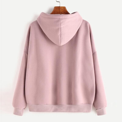 Fashion Women Autumn Hooded Sweatshirt Drawstring Solid Color Long Sleeve Loose Hoodies Pullover Jumper
Fashion Women Autumn Hooded Sweatshirt Drawstring Solid Color Long Sleeve Loose Hoodies Pullover Jumper