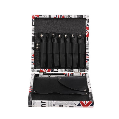 7pcs Hair Scissors Case Shears Holder PU Leather Professional Hairdressing Barber Salon Tools Storage Case
7pcs Hair Scissors Case Shears Holder PU Leather Professional Hairdressing Barber Salon Tools Storage Case